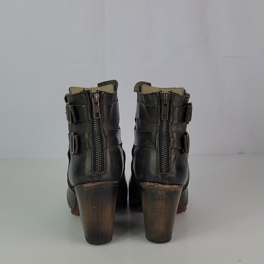Freebird By Steven Malry Black Leather Women’s Booties - Picture 5 of 16